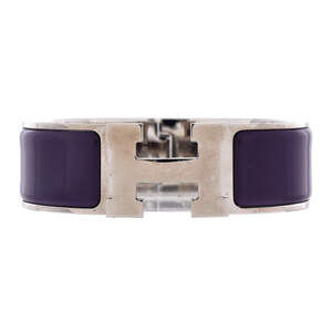 Hermes Wide Clic H Bracelet Enamel